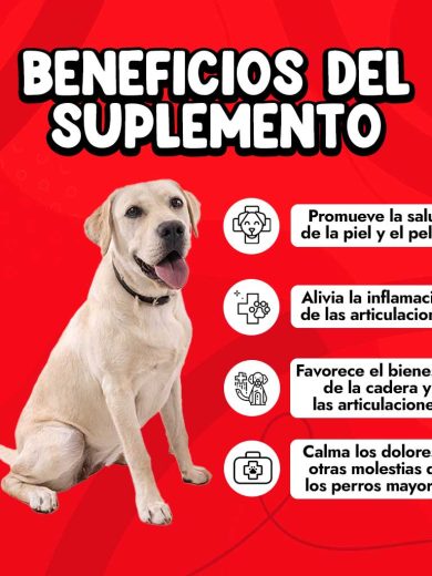 Beneficios de las vitaminas para perros en masticables de la marca Natural Dog Company vendido en Dogytoon