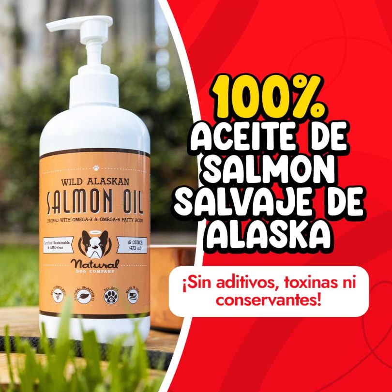 Aceite Salmon Real Wild Alaska Aceite de salmón para perros – EPA