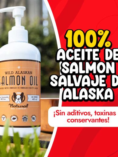 Beneficios del aceite de salmón para perros completamente natural